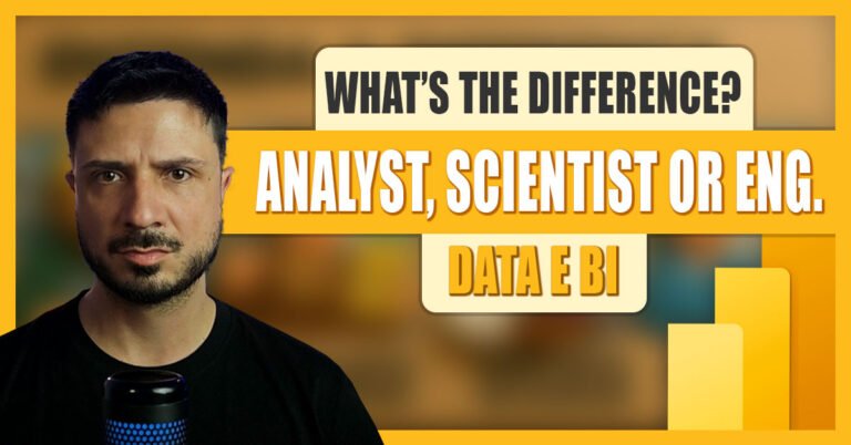 Understand the difference between analyst, engineer, and scientist in the context of data and BI.